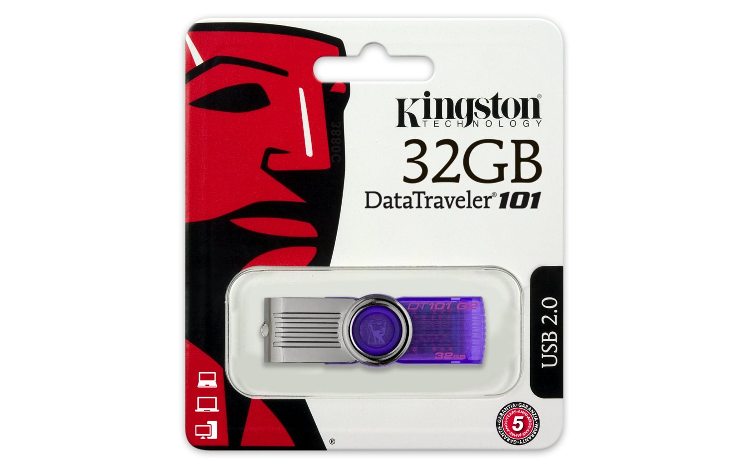 USB 32GB Kington DataTraveler 101 Generation 2 (DT101G2/32GB)